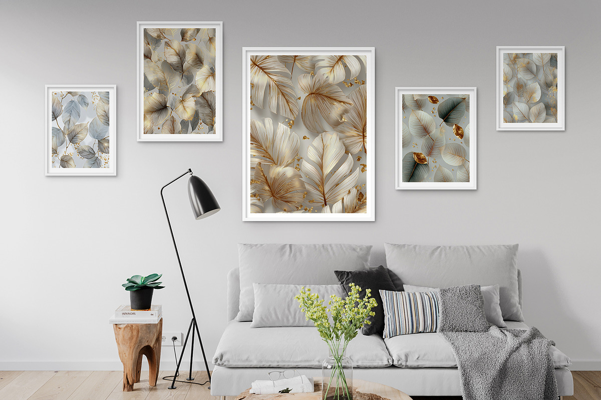 Luxury Leaf Illustration, a Decorative Illustration by Housui Patterns (Photo 2 of 10)