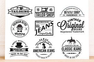 9 Retro Labels
