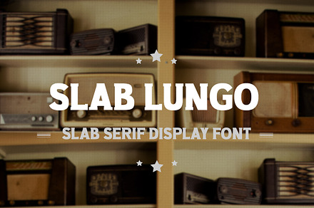 Slab Lungo - Vintage Serif Slab, a Slab Serif Font by vladocar