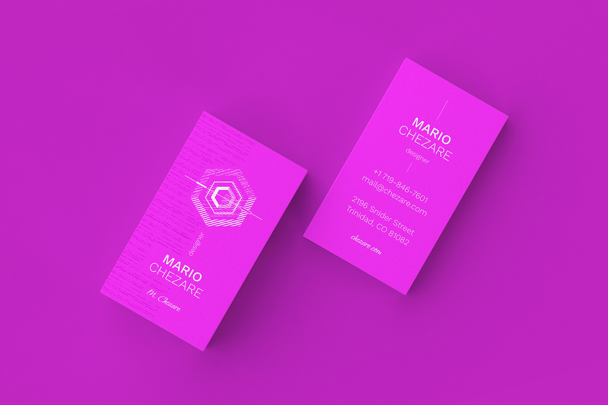 Free! Chezare 03. Business Card Tpl., a Business Card Template by le-genda (Photo 3 of 4)