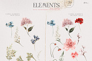 Floral Fragrance, watercolor flowers, a Texture Illustration by ollalya (Thumbnail 13 of 15)