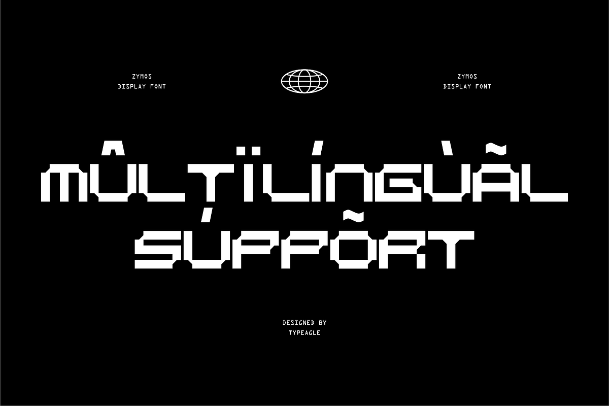 Exonyx - Futuristic Display Font, a Sans Serif Font by Typeagle (Photo 2 of 7)