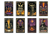 Funny Halloween Skeleton Tarot Card, an Illustration by Dream Creation (Thumbnail 2 of 4)