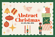 Abstract Christmas Collection, an Object Graphic by Felizabeth Design (Thumbnail 1 of 11)
