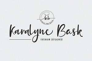 Bergenia Script FONT DUO