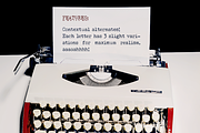 Secretary Typewriter font, a Serif Font by Ana's Fonts (Thumbnail 4 of 8)