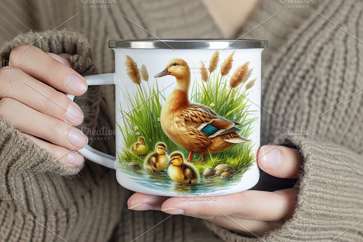 Duck Family Clipart – 20 PNG., an Animal Illustration by GalaDesign03 (Photo 6 of 6)
