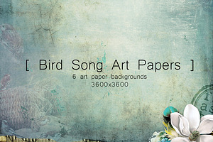 Bird Song Art Papers