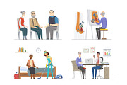 Senior People - Cartoon Characters, a Templates & Theme by Boyko Pictures (Thumbnail 9 of 14)