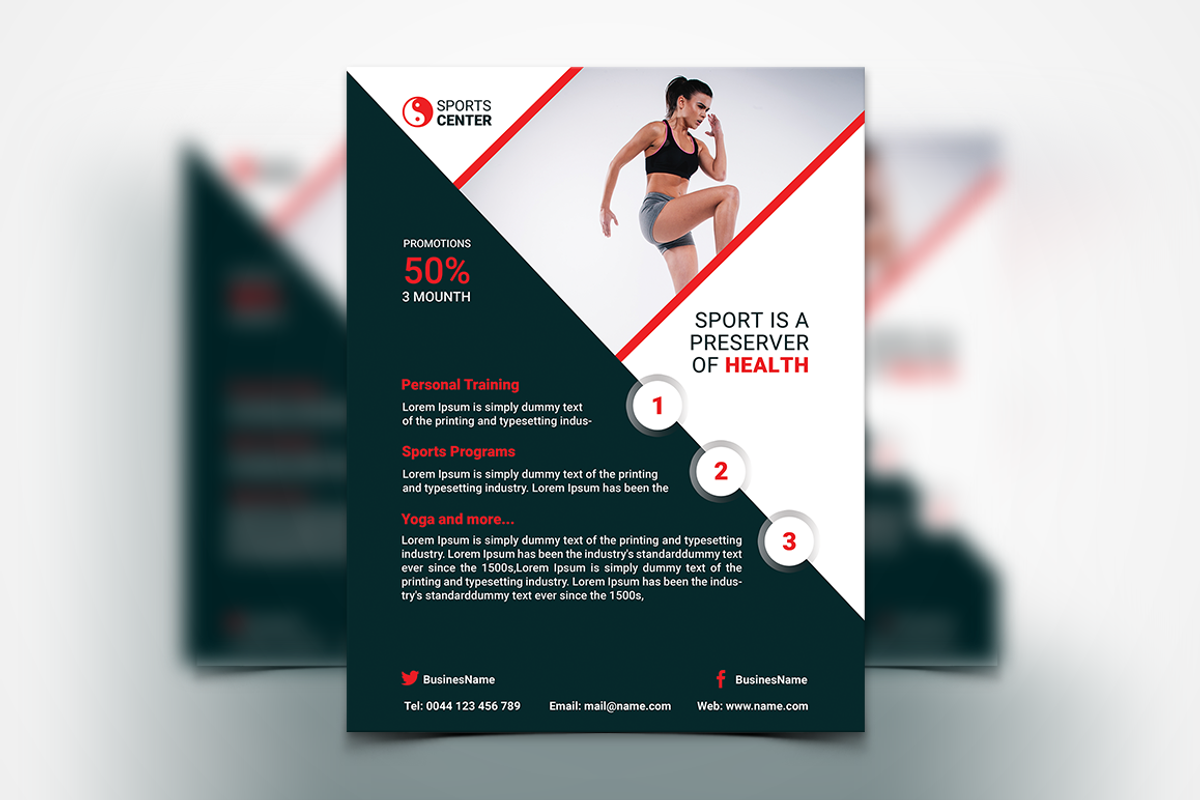 200+ Premium Flyers Bundle 99% OFF, a Flyer Template by UNIK Agency (Photo 46 of 66)