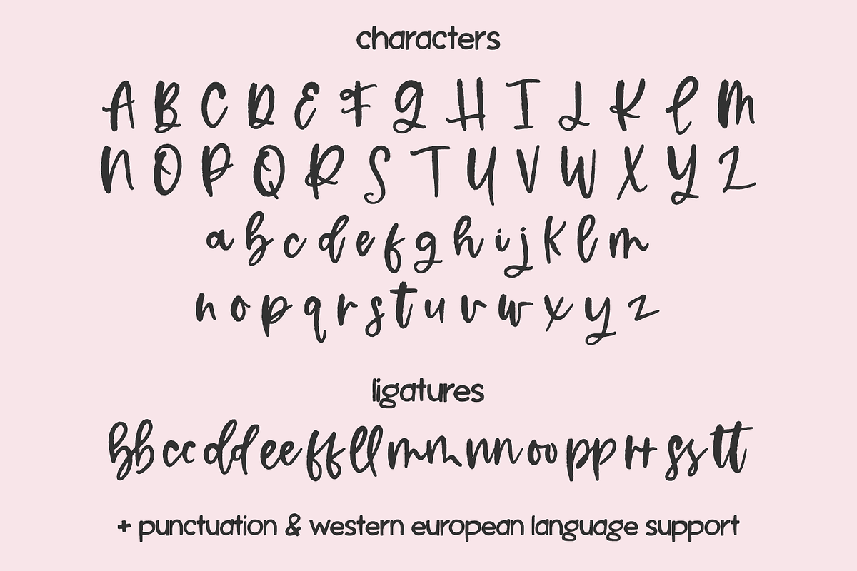 Honey Market Script, a Handwritten Font by Beck McCormick (Photo 10 of 10)