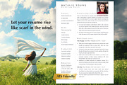 Marketing Resume Template Word, a Resume Template by Career Canvas (Thumbnail 1 of 11)