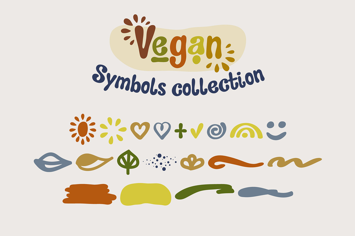 Vegan playful font, a Script Font by Anna Zakharchenko (Photo 17 of 19)