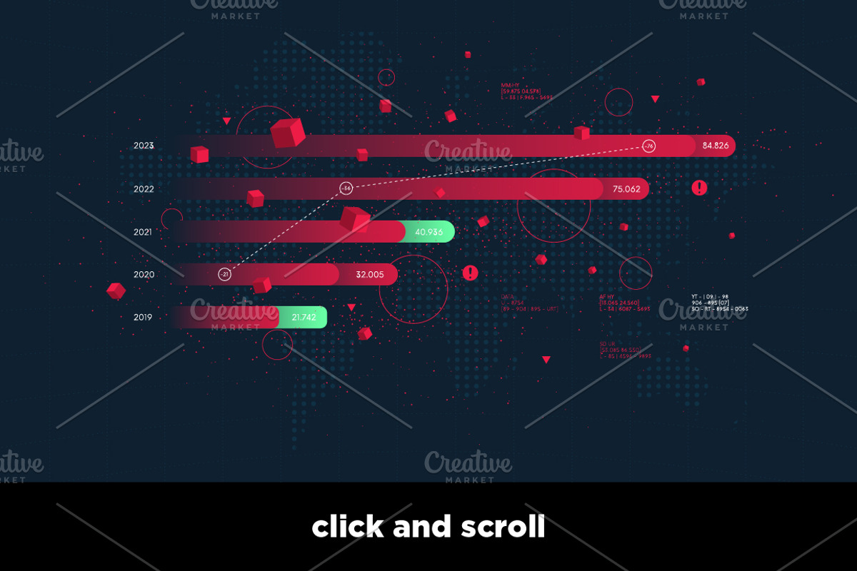 Data visualization set 12, a Technology Illustration by MaximGertsen (Photo 3 of 6)