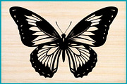 Butterfly Silhouette PNG Clipart Set, an Animal Illustration by Creativeshirt (Thumbnail 4 of 4)