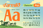 Farmilo, a Sans Serif Font by Burntilldead (Thumbnail 2 of 12)