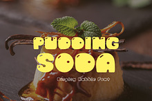 Retro Display Font - Pudding Soda