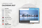 Landscape A3 Calendar 2027, a Stationery Template by MstArtwork (Thumbnail 8 of 8)