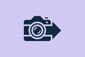 arrow camera logo, a Branding & Logo Template by Rasagama Studio