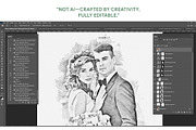 Pencil Sketch Photoshop Action, an Action Add-On by MRI STUDIO (Thumbnail 2 of 14)
