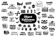 Object Halloween Dingbats Fonts, a Symbol Font by Fox7 By Rattana (Thumbnail 1 of 6)