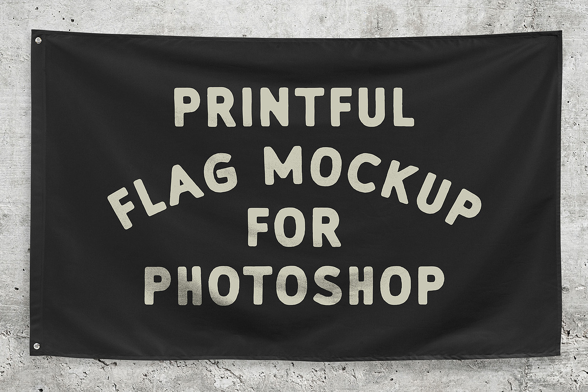 Printful Flag Mockups, a Merchandise Mockup by jeff.olson1492 (Photo 1 of 3)