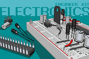 Electronics Illustrations Set, an Education Illustration by Blacklight (Thumbnail 1 of 10)
