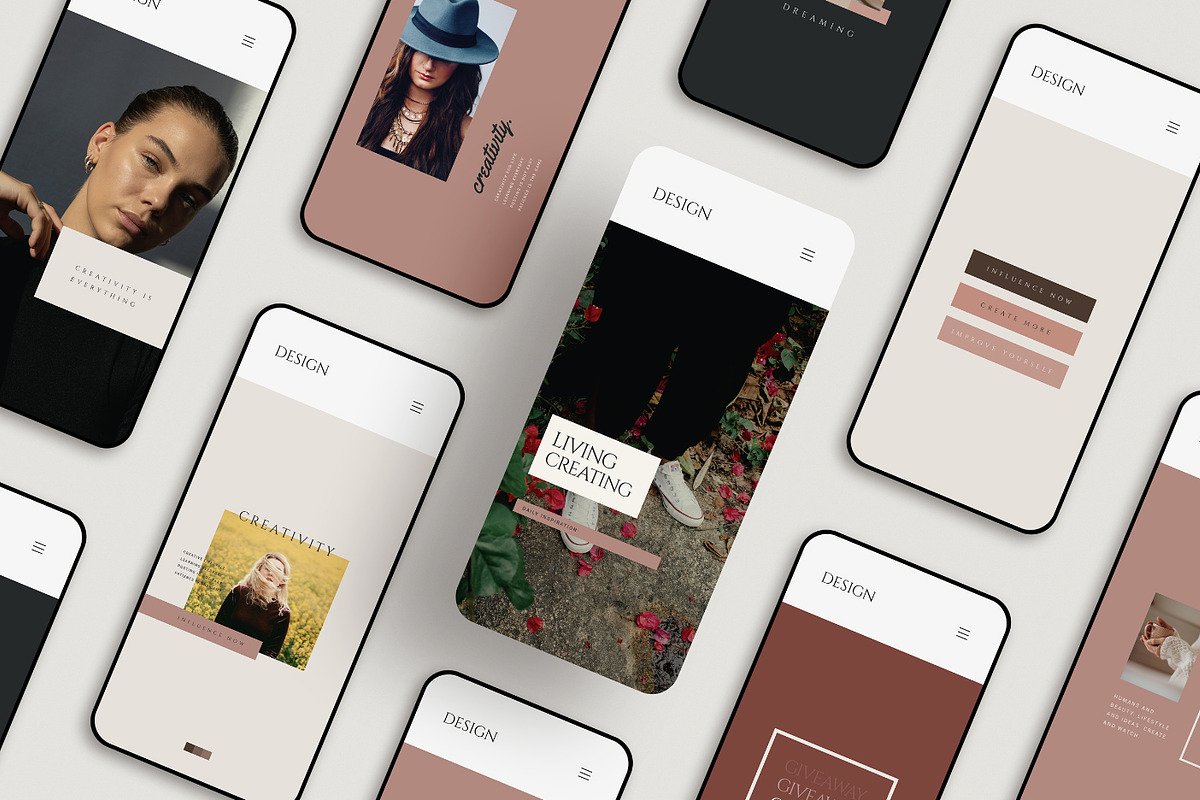 Fashion & Lifestyle Instagram Kit, a Social Media Template by Design District (Photo 2 of 19)