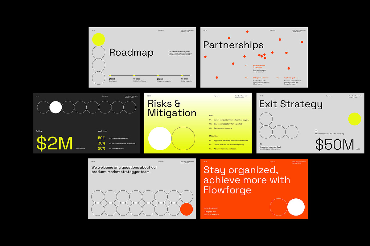 Pitch Deck Powerpoint Bundle Ver 1.0, a Presentation Template by Neermana (Photo 2 of 19)