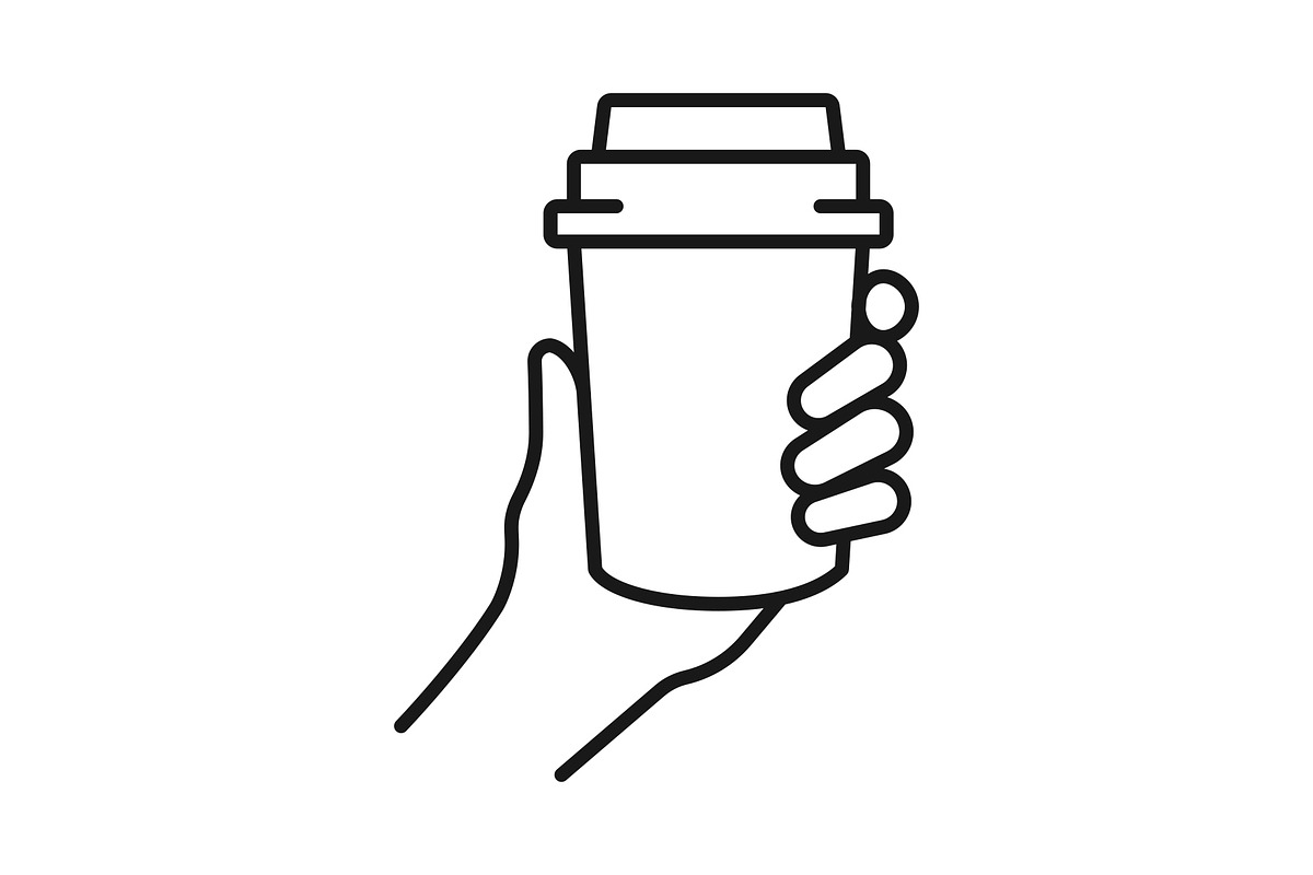 Take away line icon set, an Outline Icon by ElineDesign (Photo 3 of 3)