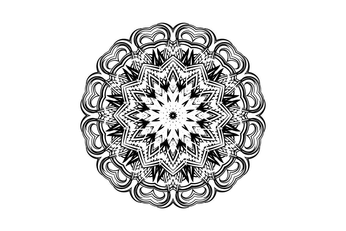 High Quality Mandala Clipart Bundle, a Decorative Illustration by NJ Himel (Photo 49 of 103)
