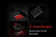 Dark Business Card Mockup Bundle, an Advertising Mockup by MD.HAMZA.DESIGNS (Thumbnail 1 of 7)