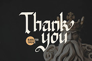 Rudra Great | Blackletter Typeface, a Blackletter Font by Denustudios (Thumbnail 14 of 14)
