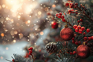 Holiday Christmas Background, Genera, a Photo by LOGOCREATIVE