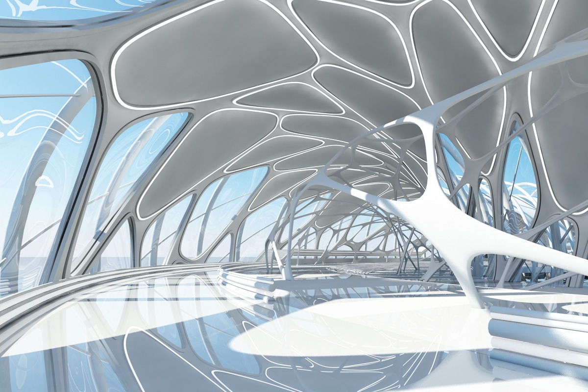 Futuristic Architectural Structure17, an Architecture 3D Model by Giimann (Photo 9 of 29)