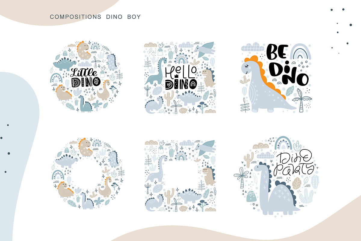Dino Boy SVG, an Object Graphic by Happy Letters (Photo 10 of 15)