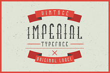 Imperial label typeface