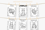 Insect Coloring Book for Kids, an Education Illustration by Mohammad Sarfaraz (Thumbnail 7 of 13)