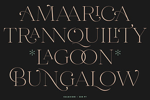 Calaviori - Display Serif