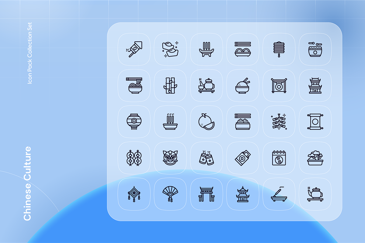 Chinese Culture Icon Set, an Icon by Nathaya Studio (Photo 2 of 2)