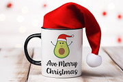 Black accent mug psd mock up xmas, a Cups & Container Mockup by Leo Flo Mockups (Thumbnail 3 of 4)