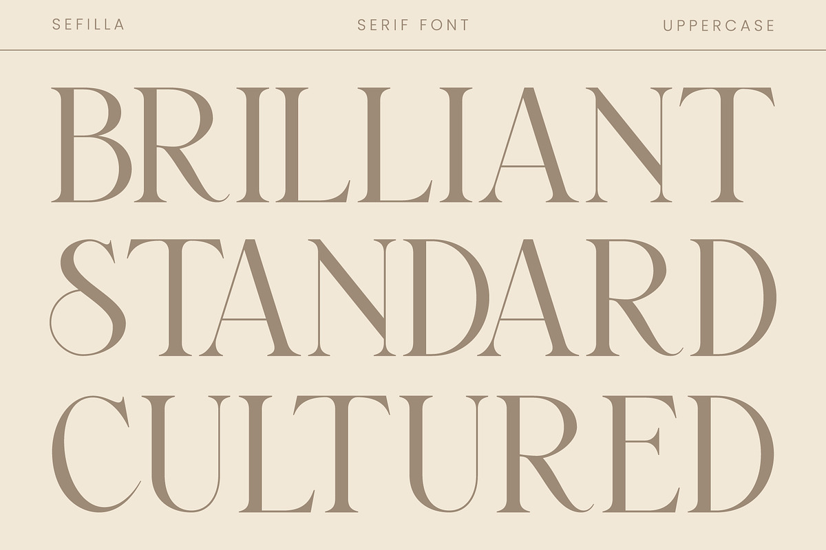Sefilla | Modern Stylistic serif, a Serif Font by roomspace creative lab (Photo 9 of 15)