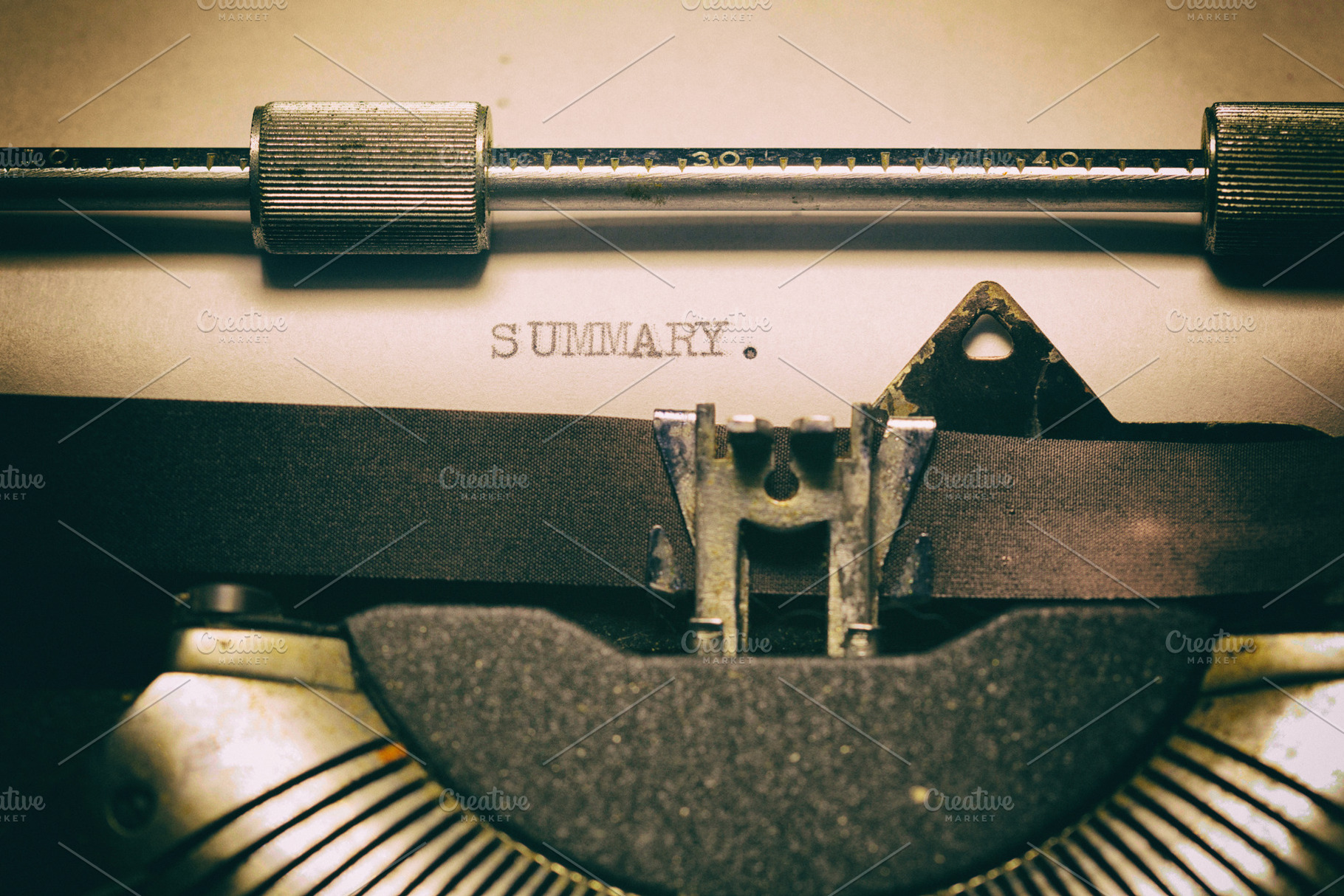Vintage typewriter with a text, a Photo by 135pixels