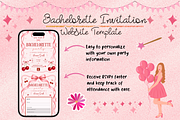 Cherry on Top Hen Party RSVP Website, a Social Media Template by bellaROSEworkshop (Thumbnail 2 of 5)