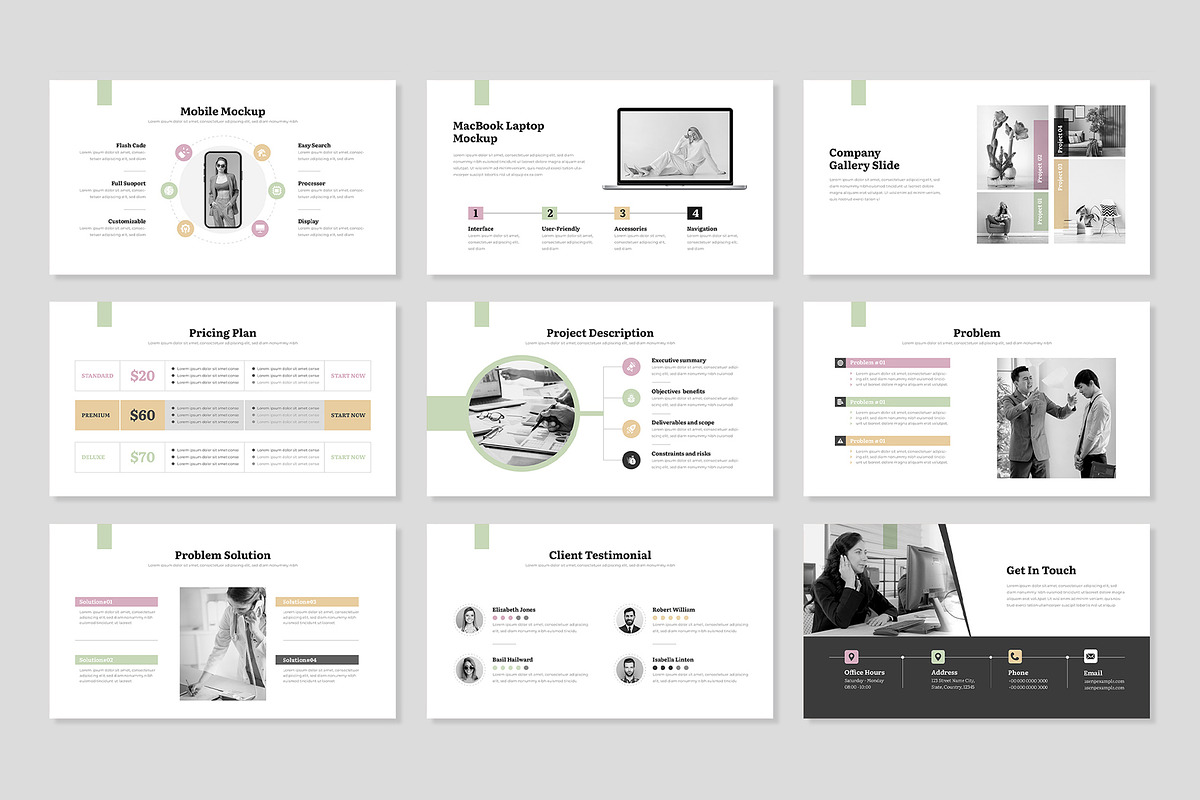 Creative Minimal PowerPoint Template, a Presentation Template by Mighty-Slide (Photo 4 of 5)
