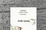 Watercolor painting floral patterns, a Pattern Graphic by ramika (Thumbnail 5 of 5)