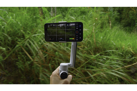 Shooting of trip on tripod phone, a Nature Photo by Media Whale Stock