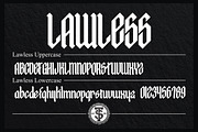 Lawless, a Serif Font by the-sastra (Thumbnail 1 of 2)