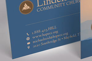 Church Business Card Photoshop