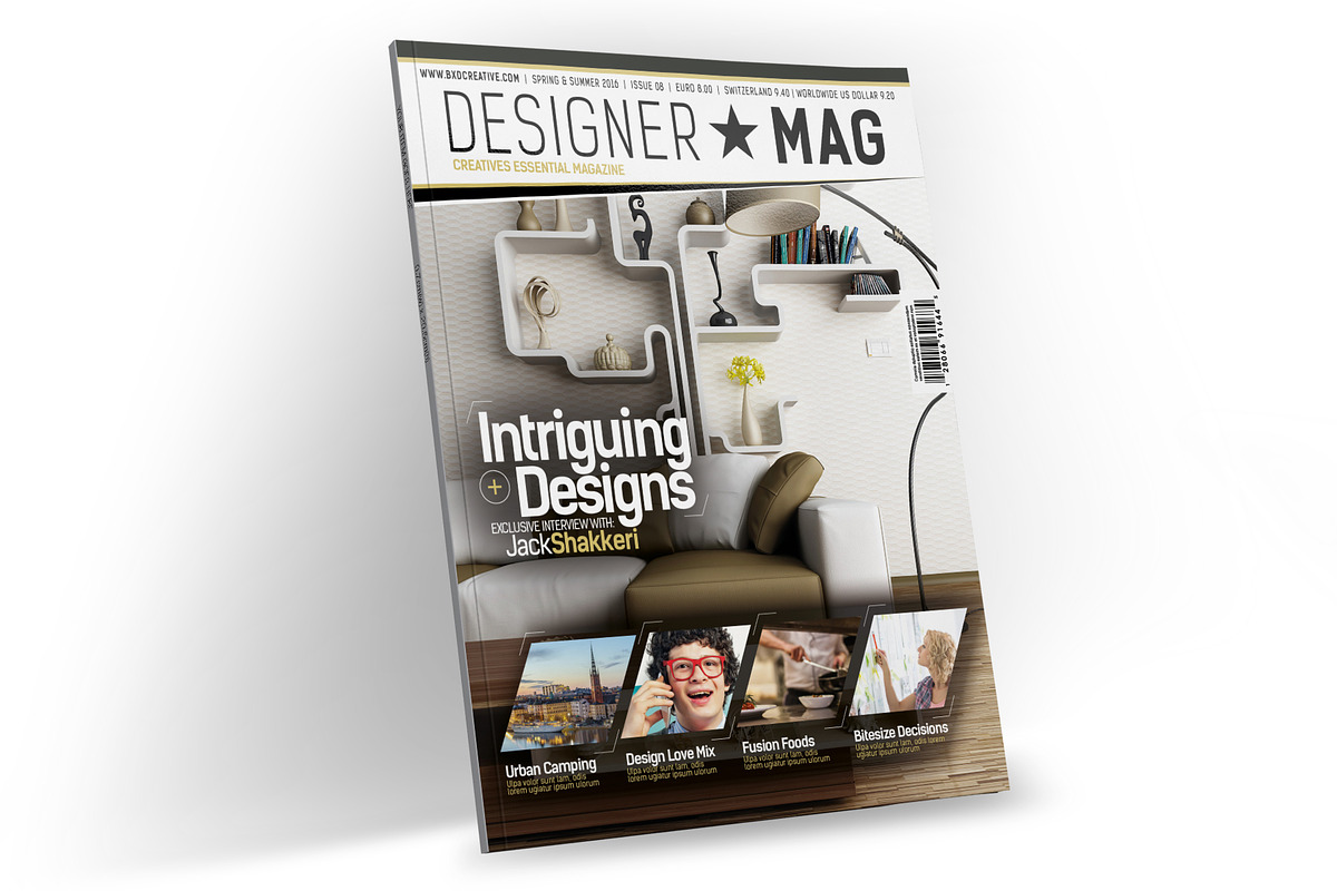 Magazine Template InDesign 08, a Magazine Template by Love Graphic Design (Photo 1 of 29)